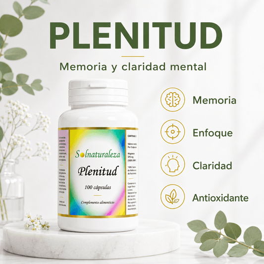 PLENITUD: Apoyo para la memoria y la concentración - Solnaturaleza2
