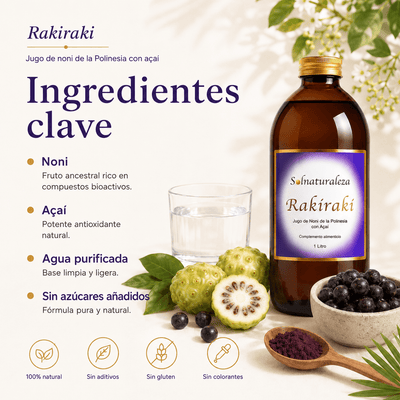 RAKIRAKI - Zumo concentrado de Noni + Açai - Solnaturaleza2