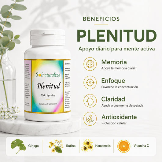 PLENITUD: Apoyo para la memoria y la concentración - Solnaturaleza2