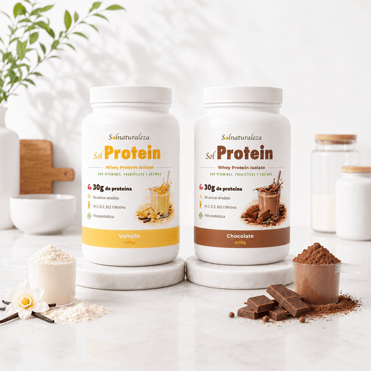 Solprotein: Batido de proteínas con enzimas naturales - Solnaturaleza