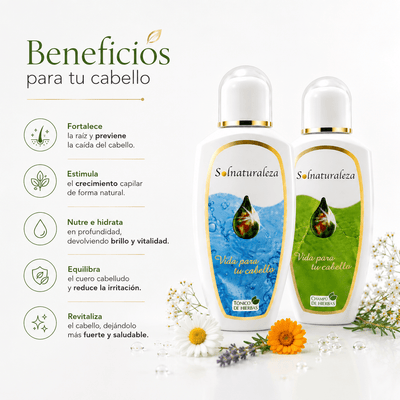 Ritual Capilar 12 Hierbas — Champú + Tónico - Solnaturaleza2