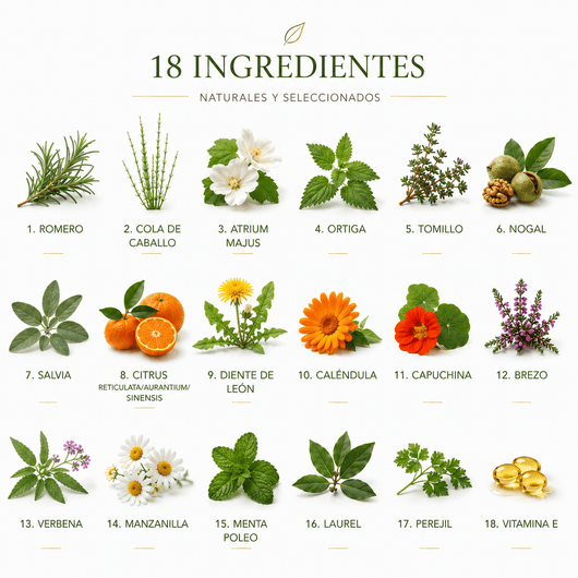 Ritual Capilar 12 Hierbas — Champú + Tónico - Solnaturaleza2