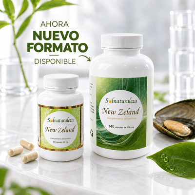 New Zeland Glucosaminas Mejillon + Bambú + Vitamina C - Solnaturaleza2