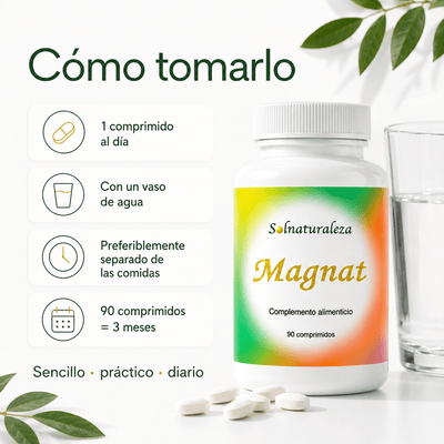 MAGNAT: magnesio en un solo comprimido al día - Solnaturaleza2