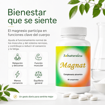 MAGNAT: magnesio en un solo comprimido al día - Solnaturaleza2