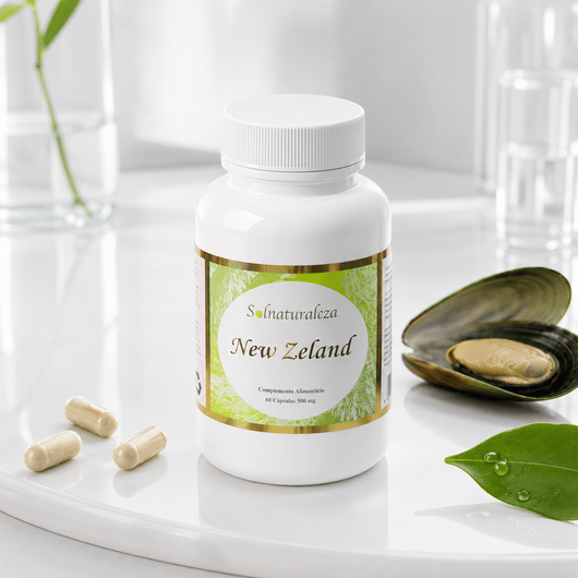 New Zeland Glucosaminas Mejillon + Bambú + Vitamina C - Solnaturaleza